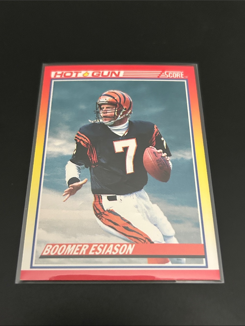 Boomer Esiason Cincinnati Bengals Score NFL Football Card